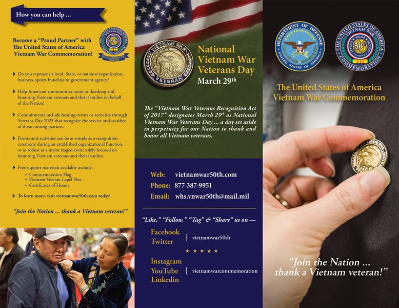 Vietnam War Commemoration Program Brochure